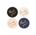 50-500pcs 1inch Blue Thank You Stickers For Envelope Sealing Labels Stationery Supplies Handmade Wedding  Decoration Sticker. 