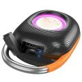 HOCO HC17 Bluetooth 5.3 AUX, USB, SD Card & FM Radio Supported Speaker - Black.