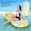 Inflatable Floating Row Toys for Adults PVC Foldable Children Water Hammock Inflatable Mat Lounge Chair Summer Outdoor Pool Toy.