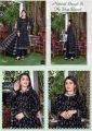 black and white Dress unstich 3piece Muhram ul haram collection. 