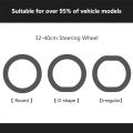 Summer Anti-skid Car Silicone Steering Wheel Cover Elastic Non-Slip Cover For 32-40cm Steering Wheel Car Decor Accessories.