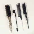 Bristle Slick Back Hair Brush for Sleek Ponytail Bun & Smoothing Baby Hairs, Flyaways, Edge Control - Backcombing & Teasing. 