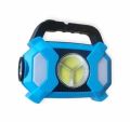 Solar Rechargeable Flashlight - Multifunction torch -Solar Rechargeable Flashlight - 4 in 1 Functions - Solar Rechargeable - Best Backup Best in Blue Green Colour Bright Light Flash Light Matt Finishing Side Lights. 