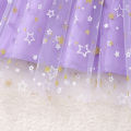 Autumn & Winter Dress for KIds Girl Clothes Children Party Dresses Purple Plaid Long Sleeve Button KIds Outfit 8 9 10 11 12 Yrs. 