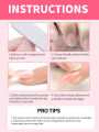 10Pcs Press on Nails Fake Nails Short Green Butterfly Black Line Includes 1 Sheet of Adhesive Tabs & 1 Pc Mini File. 