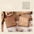 25 Pcs/set Retro Plants Leaf Flower Set Seal Plant Vase Handbook DIY Photo Album Diary Collage Decorative Card Making Stamp. 