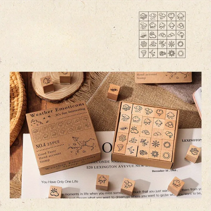 25%20Pcs/set%20Retro%20Plants%20Leaf%20Flower%20Set%20Seal%20Plant%20Vase%20Handbook%20DIY%20Photo%20Album%20Diary%20Collage%20Decorative%20Card%20Making%20Stamp%20-%20Image%207