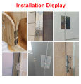 2Pcs Self Closing Spring Hinges 2" 3" 4" Stainless Steel Hinge Spring Loaded Hinges with Screws DIY Hardware for Door Cabinet. 