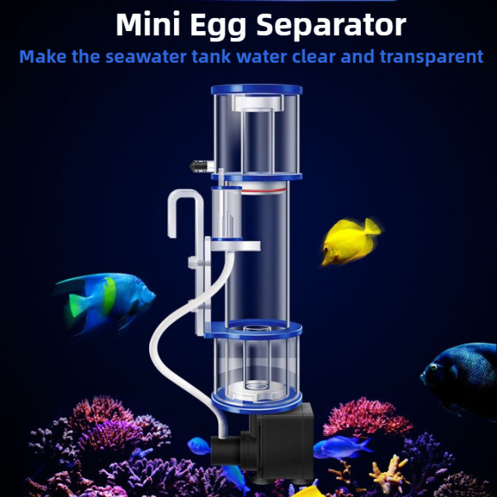 Mini Pneumatic Protein Skimmer Saltwater Aquarium Fish Filter for ...