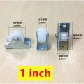 4/10/20Pcs 1Inch Caster White Rail Fixed Casters Small One-Way Wheel Strong Plastic Wheel Hardware Accessories Furniture Casters. 