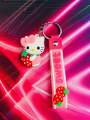 Hello Kitty Keyring or Pendant। Creating Rubber.High Quality Ring. 