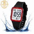 Original LASIKA Digital Watch for Men  LED Sports Watch  Water Resistant Men's Wrist Watch  Square Digital Display  Alarm  Stopwatch  Silicone Strap  For Student & Casual Watch with Box. 