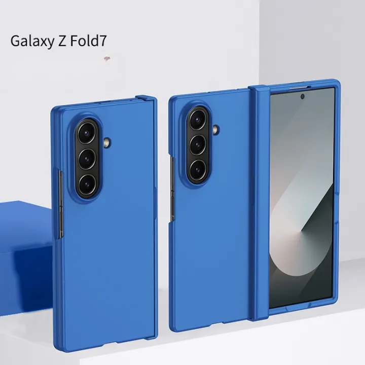 PC%20Skin%20Texture%20Hard%20Shell%20Phone%20Case%20for%20Samsung%20Galaxy%20Z%20Fold%207%206%205%203%204%20ZFold7%20with%20Hinge%20Protection%20Cover%20-%20Image%202