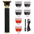 Metal Vintage T9 Electric Hair Clipper Hair Cutting Machine Professional Electric Shaver Rechargeable Barber Trimmer for Men USB.