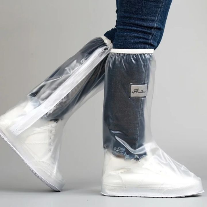 Men's%20and%20Women's%20High%20Tube%20Shoe%20Cover%20with%20Pressed%20Rain%20Waterproof%20Edge%20and%20Thickened%20Sole%20Wear%20Resistant%20Quality%20Dirtproof%20-%20Image%204