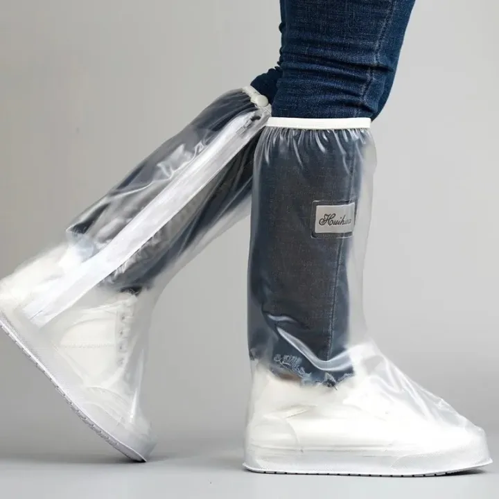 Men's%20and%20Women's%20High%20Tube%20Shoe%20Cover%20with%20Pressed%20Rain%20Waterproof%20Edge%20and%20Thickened%20Sole%20Wear%20Resistant%20Quality%20Dirtproof%20-%20Image%204