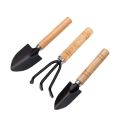 Mini Gardening Tools Trowel Set Succulent Tools Set Mini Garden Tools Shovel Rake Spade Bonsi Care Tools Kit For Seedling Soil 3Pcs. 