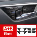 For Toyota RAV4 XA50 2019 2020 2021 2022 2023 2024 RAV 4 Hybrid Car Inner Door Bowl Handle Frame Trim Cover Stickers Accessories. 