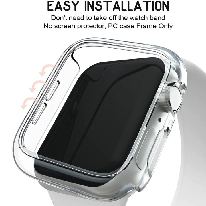 Case%20for%20%20Watch%2045mm%2041mm%2040mm%2044mm%2042mm%2046mm%20Protective%20Cover%20Matte%20Hard%20PC%20Bumper%20Frame%20No%20Glass%20iWatch%2010%20SE%209%208%207%206%205%204%20-%20Image%203