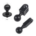 17mm Ball Head Adapter Clip Mount for Action Camera 17mm Ballhead Converter to 1/4 Screw Head For Double Socket.