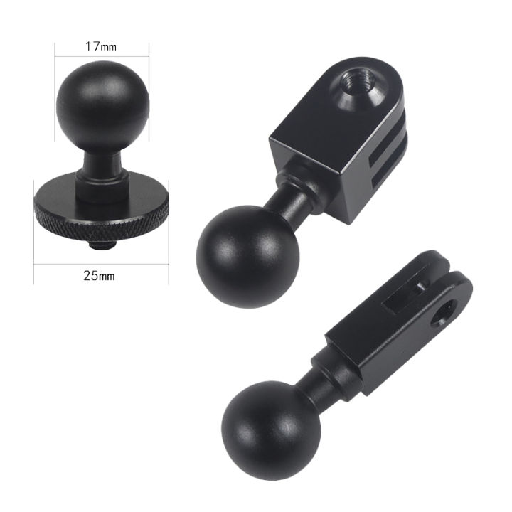 17mm%20Ball%20Head%20Adapter%20Clip%20Mount%20for%20%20Action%20Camera%2017mm%20Ballhead%20Converter%20to%201/4%20Screw%20Head%20For%20Double%20Socket%20-%20Image%202