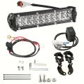 LED Headlight Light Bar Lighting Kit For Yamaha YZ250F Honda Suzuki 7/8” Motocross Handlebars Dirt Bike Off Road 60W Hight Lamp. 