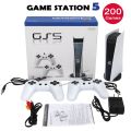 GS5 Game Station 5 Video Game Console With 200 Classic Games 8 Bit TV Console Retro USB Wired Handheld Two Game Player AV Output. 