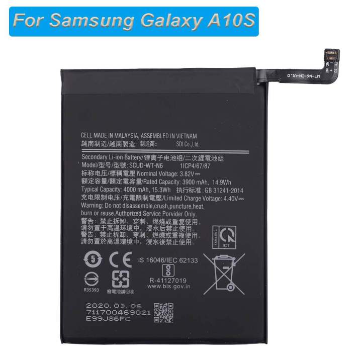 Samsung%20Galaxy%20A10S%20High%20Quality%20A%20Grade%20Replacement%20Battery-4000mAh%20-%20Image%203