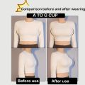 Women's Wireless Push-Up Bra Set, Full Coverage Silicone Underwear, Self-Adhesive Nipple Covers, Hand Wash Only, No Print Design. 