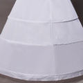 Women's Fluffy Inner Petticoat Skirt Brace 4 Rings Steel Ring Elastic Belt Adjustable Floor Length Bride Wedding Dress.