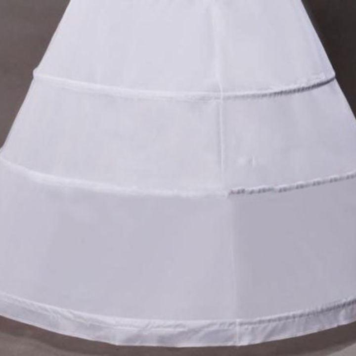 Women's%20Fluffy%20Inner%20Petticoat%20Skirt%20Brace%204%20Rings%20Steel%20Ring%20Elastic%20Belt%20Adjustable%20Floor%20Length%20Bride%20Wedding%20Dress%20-%20Image%205