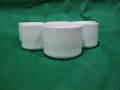 Ceramic Tea Cup Set – 6 Piece White Coffee Cups (210ml) | Elegant Ceramic Mugs for Tea, Coffee & Hot Beverages. 