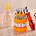 31 in 1  Repair Tools Kit for Tablet PC Cameras Watches Glasses Laptop | Screw Driver Bit Set | Precision Torx Driver set | Electronic Precise Manual ScrewDriver Tool Set | Mini Disassembly Mobile Phone Opening Tool | CRV BITS Holder. 