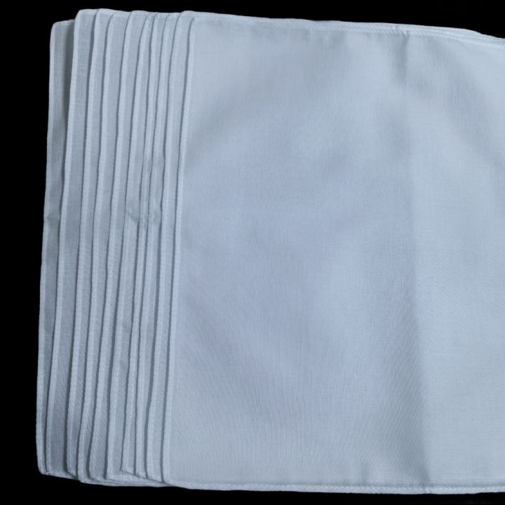 10pcs%20100%25%20Cotton%20White%20Handkerchiefs%20Square%20Super%20Soft%20Washable%20Hanky%20Chest%20Towel%20Pocket%20Square%20Hanky%20DIY%20Accessories%2028x28cm%20-%20Image%206