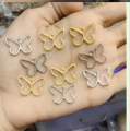 Butterfly resin Base for earrings and locket Butterfly mold for earrings for charms. 