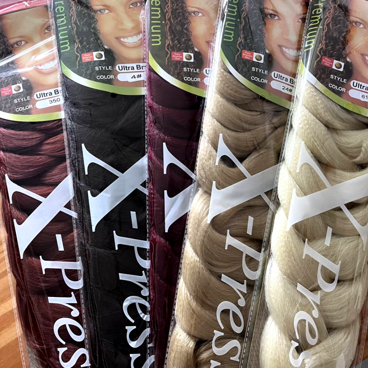 82 Inch Long Jumbo Braiding Hair Synthetic Braids Crochet Hair 165g Pre ...