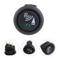 Round Rocker Switch 12V 20A Round Toggle Switch Car 3 Pin Rocker/Parking Off Switch Front Rear Walking Sensor Interior Accessory. 