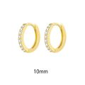 1 Pair Minimal Exquisite Hoop Crystal Zirconia Small Huggie Thin Cartilage Earring For Women Helix Tragus Piercing Jewelry. 
