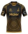 Official Peshawa_r Zalm_i PSL 10 Jersey 2025 - CHOOSE YOUR COLOR: Iconic YELLOW or Sleek BLACK Variant | Premium HBL Pakistan Super League Cricket Fan Kit | Features Intricate New Design with Paisley & Mandala Motifs | Authentic Yellow Storm Shirt for Men. 