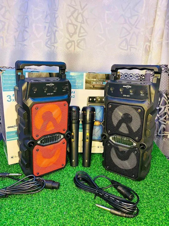 Wireless%20Portable%20Karaoke%20Speaker%20GTS-1571%20With%20Wired%20Microphone%20Support%20Bluetooth,%20Mic,%20FM%20Radio,%20TF%20Memory%20Card%20Reader%20and%20USB%20Pen%20Drive%20-%20Image%202