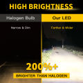 H4 LED Canbus Headlights 12V 9003 HB2 Hi/Lo Beam Motorcycle Headlamp Fanless H4 LED Bulb 20000lm 70w for Lada Honda Toyota Ford. 