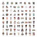 80PCS Cute Toca Boca Stickers Toca Life World  DIY Stickers Scrapbooking Phone Luggage Waterproof Decals. 