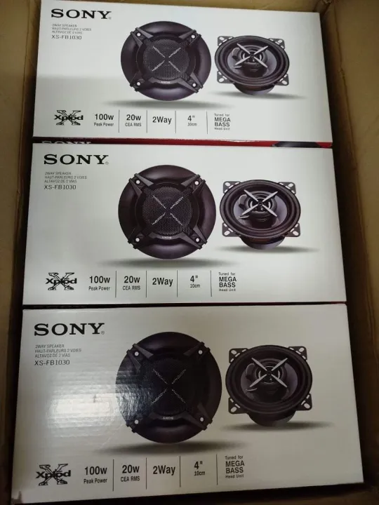 Sony%20Xplod%202Way%20Car%20Speaker%204"Inch%20%20(XS-FB1030)%20Pair%20-%20Image%204