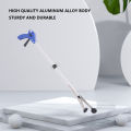 1pc Aluminum Alloy Grabber Reacher Tool Folding Garbage Clip Picker Extended Picker Pliers Sanitary Pickup Cleaning Supplies. 