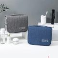 Oxford Fabric Men Business Portable Storage Bag Toiletries Organizer Women Cosmetic Bag Waterproof Hanging Travel Wash Pouch.