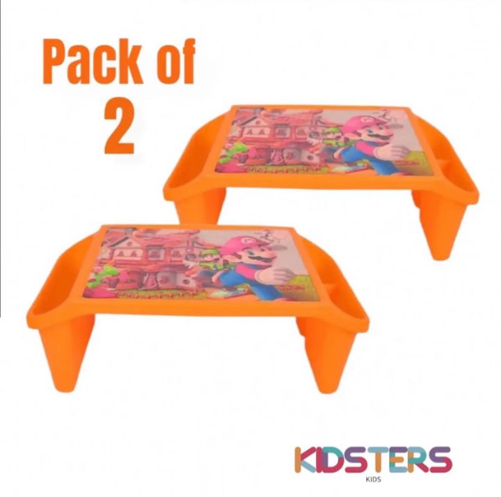 Pack of 2 Portable Multipurpose study table for kids - Multipurpose ...