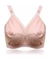 Women girls cotton stuff bra brazzers 3 pieces skin color. 