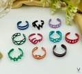 Fancy 10 pcs metal rings for girls and woman. 