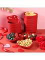 1/5/10/20pcs Plastic Heart Shaped Dinner Plate Set - Red And Pink Heart Themed Fruit Snacks Plate,Suitable For All Parties. 