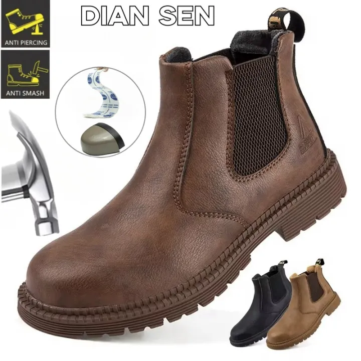Water%20Proof%20Safety%20Work%20Shoes%20For%20Men%20Steel%20Head%20Leather%20Boots%20Male%20Footwear%20Indestructible%20Construction%20Work%20Shoes%20Brown%20-%20Image%202